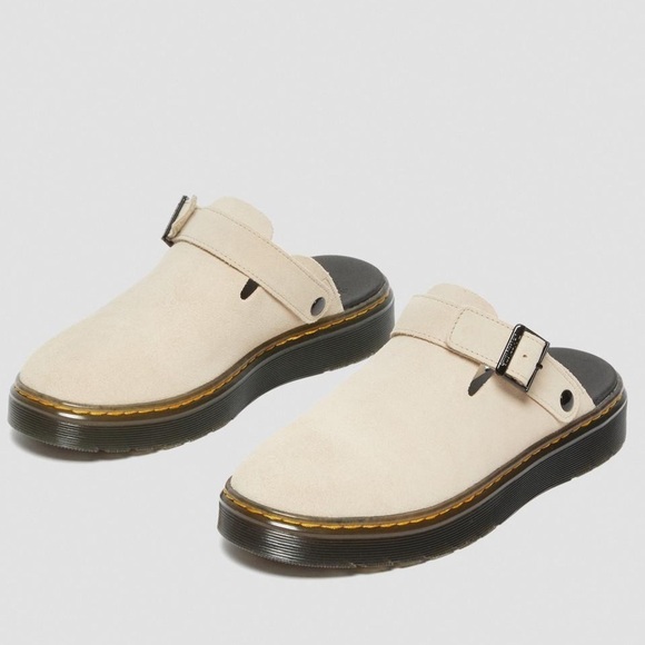 Dr. Martens Shoes - Dr. Martens CARLSON SUEDE CASUAL SLINGBACK MULES NIB Size: 6